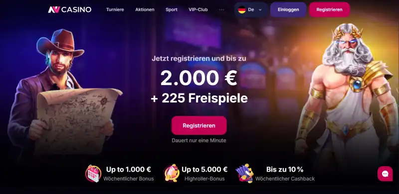 NV casino homepage
