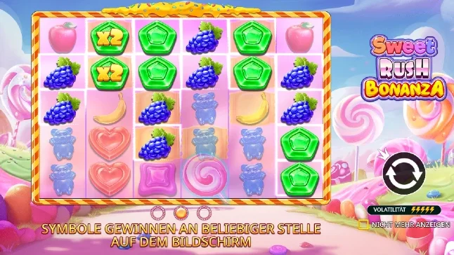 Sweet Rush Bonanza gameplay
